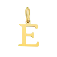 Gold Times New Roman Initial Collection - 'E' Gold Times New Roman Initial