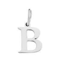 Silver Times New Roman Initial Collection - 'B' Silver Times New Roman Initial