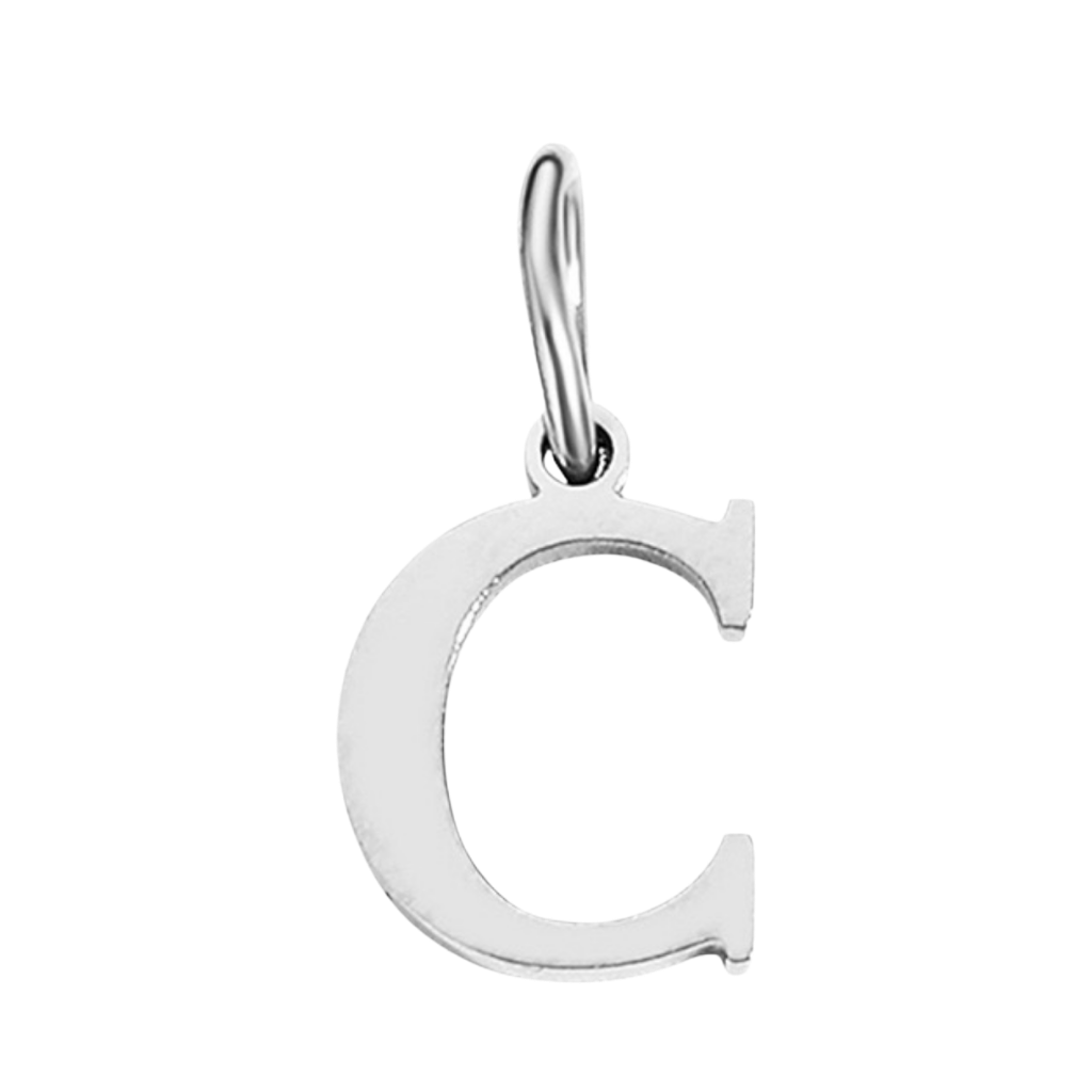 Silver Times New Roman Initial Collection