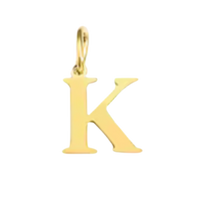 Gold Times New Roman Initial Collection - 'K' Gold Times New Roman Initial