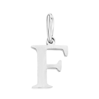 Silver Times New Roman Initial Collection - 'F' Silver Times New Roman Initial