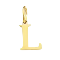 Gold Times New Roman Initial Collection - 'L' Gold Times New Roman Initial