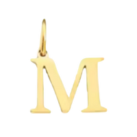 Gold Times New Roman Initial Collection - 'M' Gold Times New Roman Initial