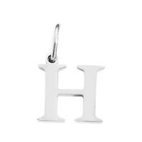 Silver Times New Roman Initial Collection - 'H' Silver Times New Roman Initial