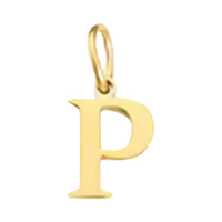 Gold Times New Roman Initial Collection - 'P' Gold Times New Roman Initial