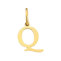 Gold Times New Roman Initial Collection - 'Q' Gold Times New Roman Initial