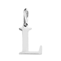 Silver Times New Roman Initial Collection - 'L' Silver Times New Roman Initial