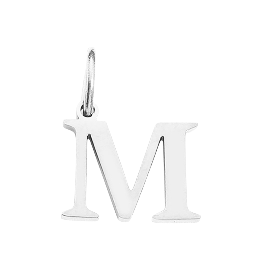 Silver Times New Roman Initial Collection