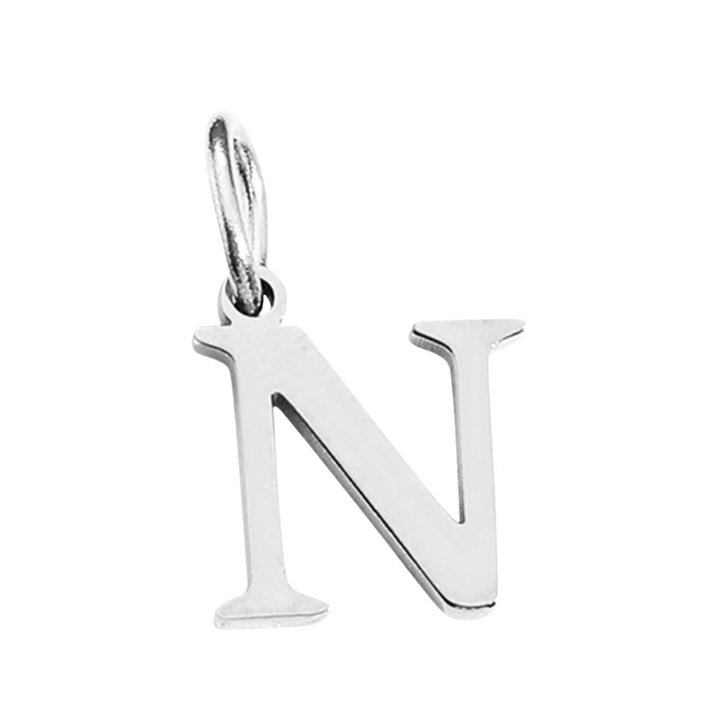 Silver Times New Roman Initial Collection