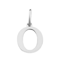Silver Times New Roman Initial Collection - 'O' Silver Times New Roman Initial