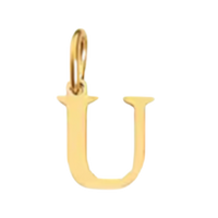 Gold Times New Roman Initial Collection - 'U' Gold Times New Roman Initial