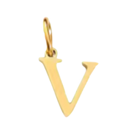 Gold Times New Roman Initial Collection - 'V' Gold Times New Roman Initial