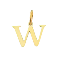 Gold Times New Roman Initial Collection - 'W' Gold Times New Roman Initial