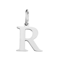 Silver Times New Roman Initial Collection - 'R' Silver Times New Roman Initial