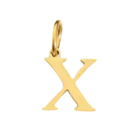 Gold Times New Roman Initial Collection - 'X' Gold Times New Roman Initial