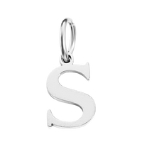 Silver Times New Roman Initial Collection - 'S' Silver Times New Roman Initial
