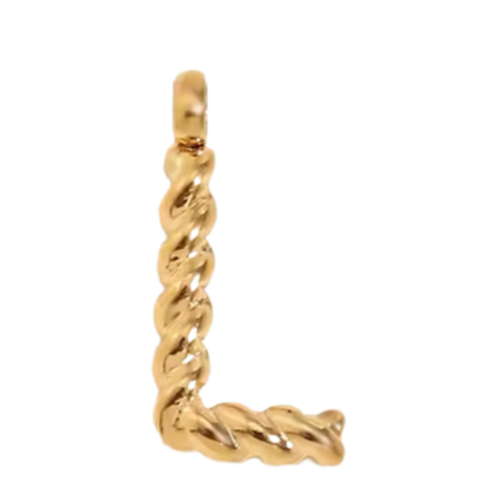 Gold Twisted Rope Initial Collection