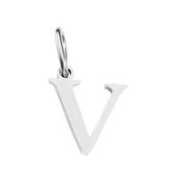 Silver Times New Roman Initial Collection - 'V' Silver Times New Roman Initial