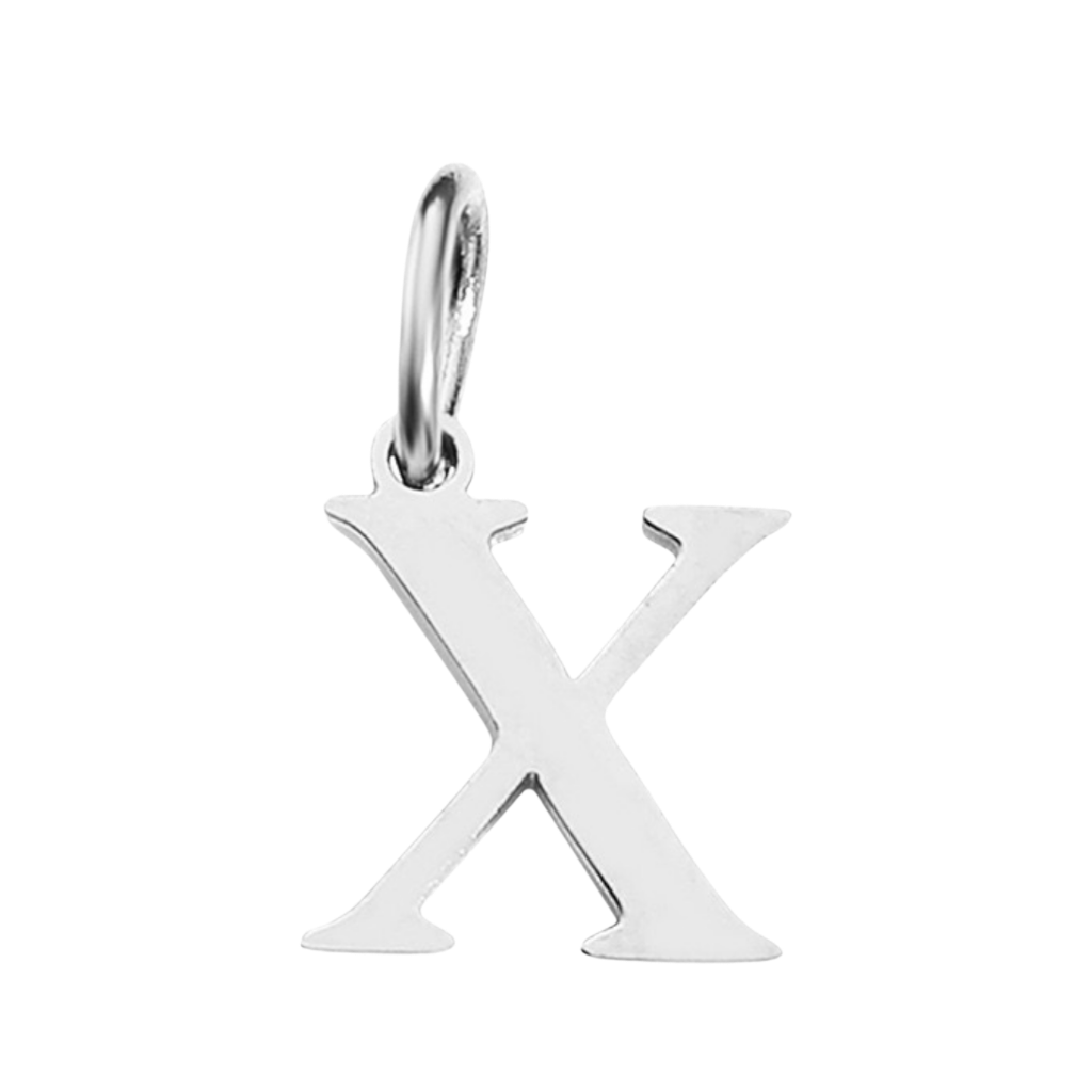 Silver Times New Roman Initial Collection