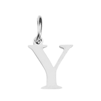 Silver Times New Roman Initial Collection - 'Y' Silver Times New Roman Initial