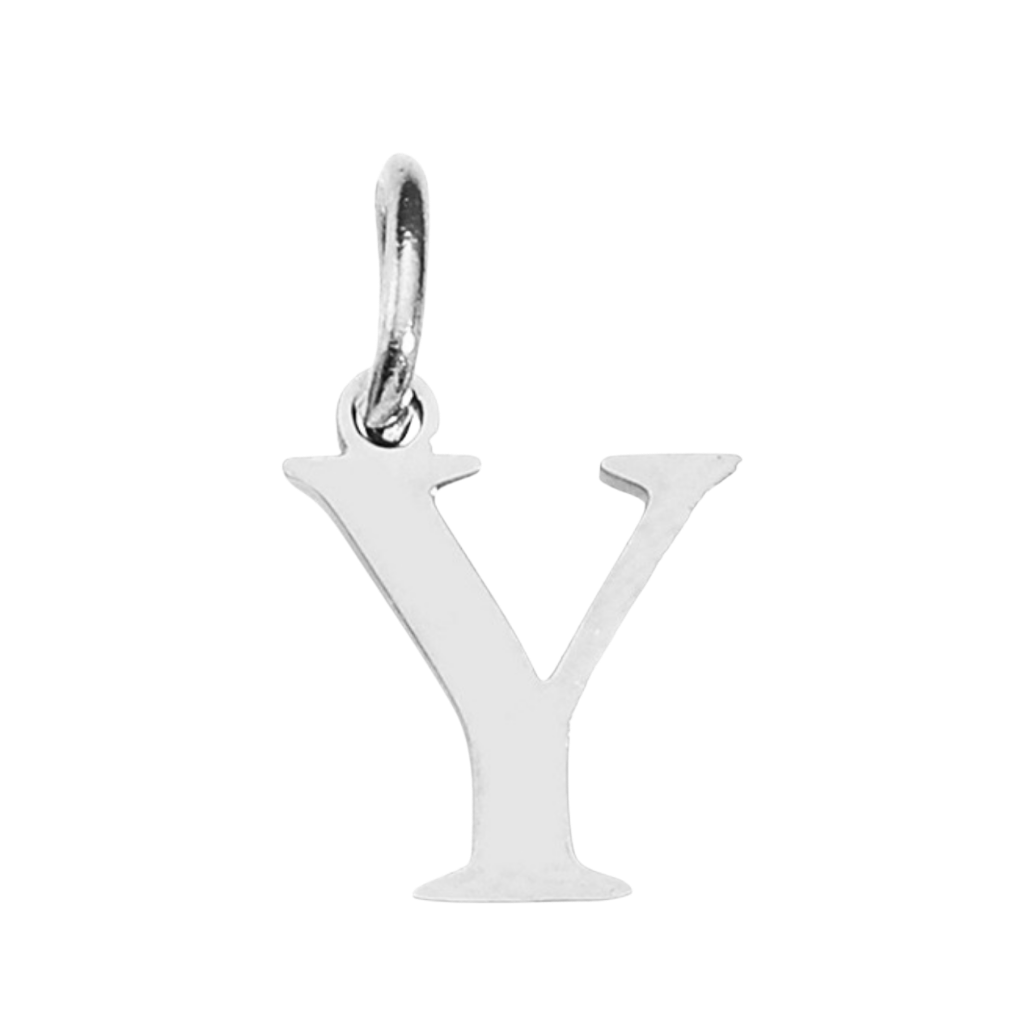 Silver Times New Roman Initial Collection
