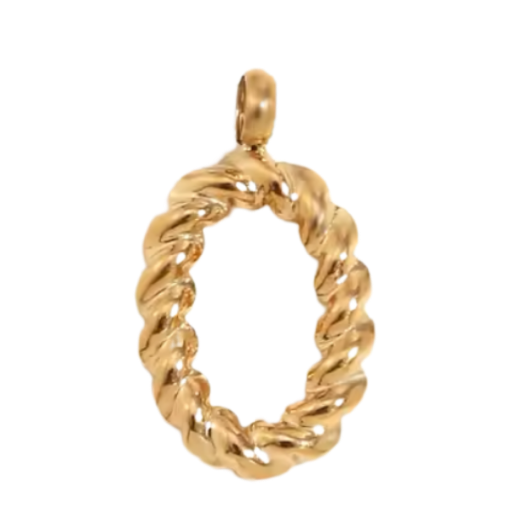 Gold Twisted Rope Initial Collection