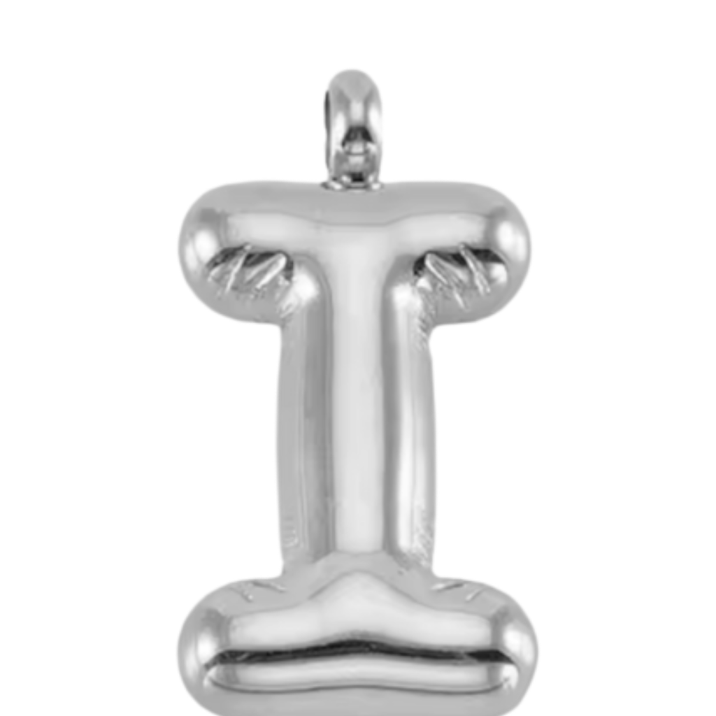 Large Silver Bubble Letter Collection