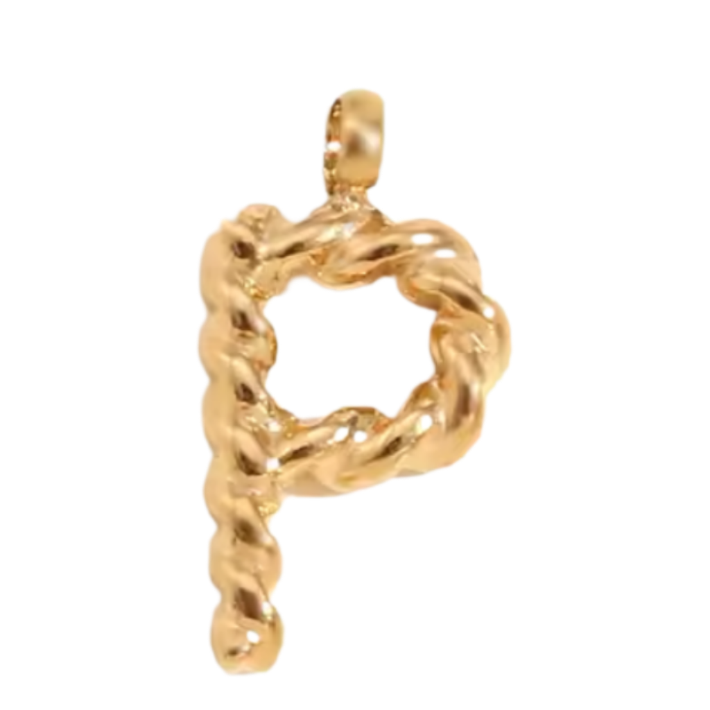Gold Twisted Rope Initial Collection
