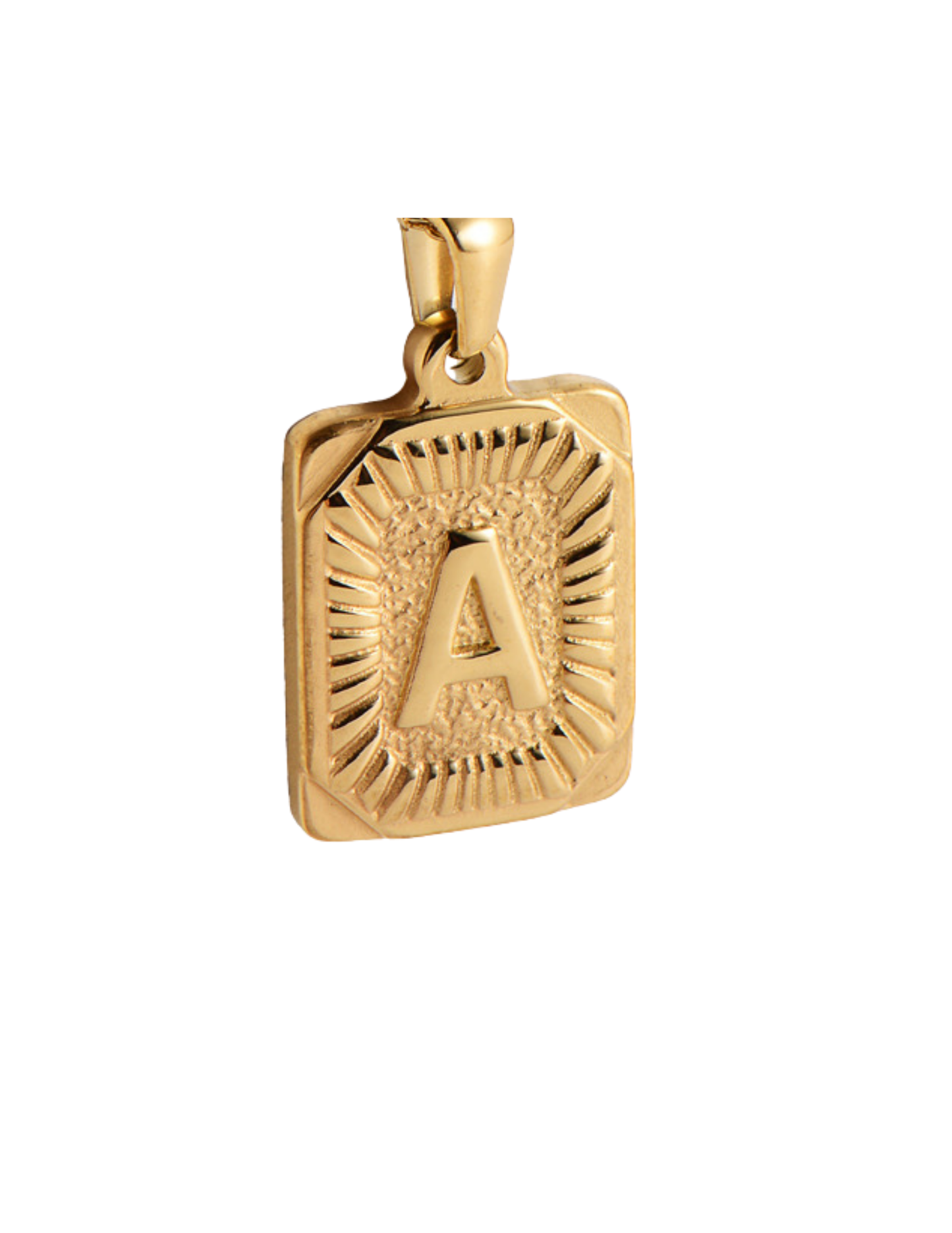 Gold Pendant Initial Collection