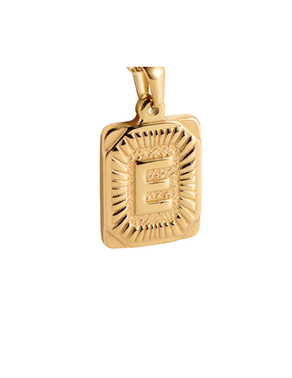 Gold Pendant Initial Collection