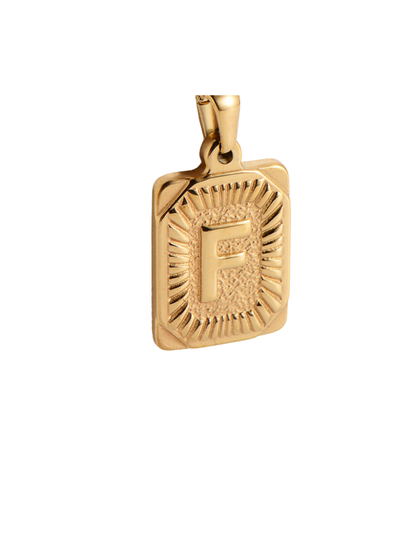 Gold Pendant Initial Collection