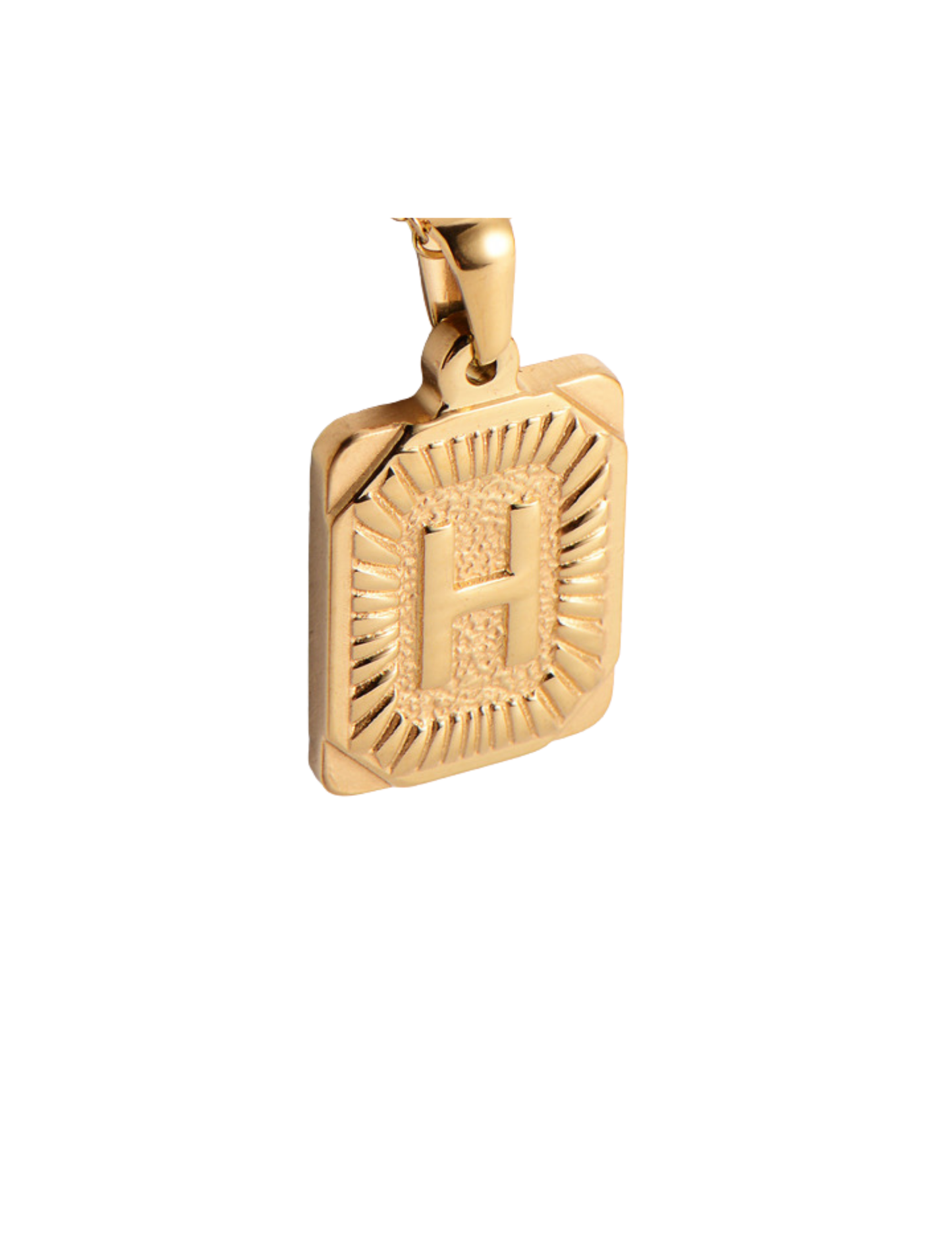 Gold Pendant Initial Collection