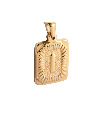 Gold Pendant Initial Collection