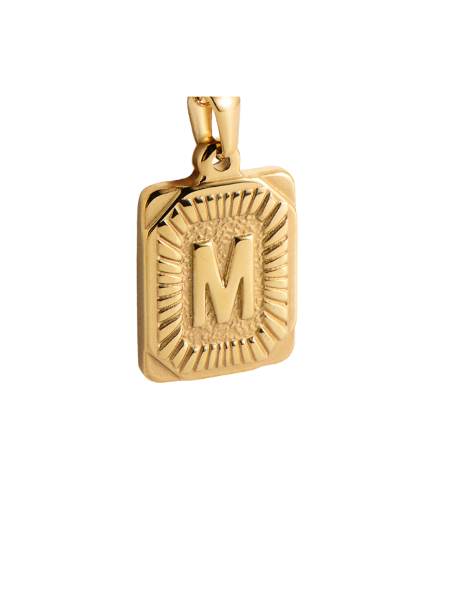 Gold Pendant Initial Collection