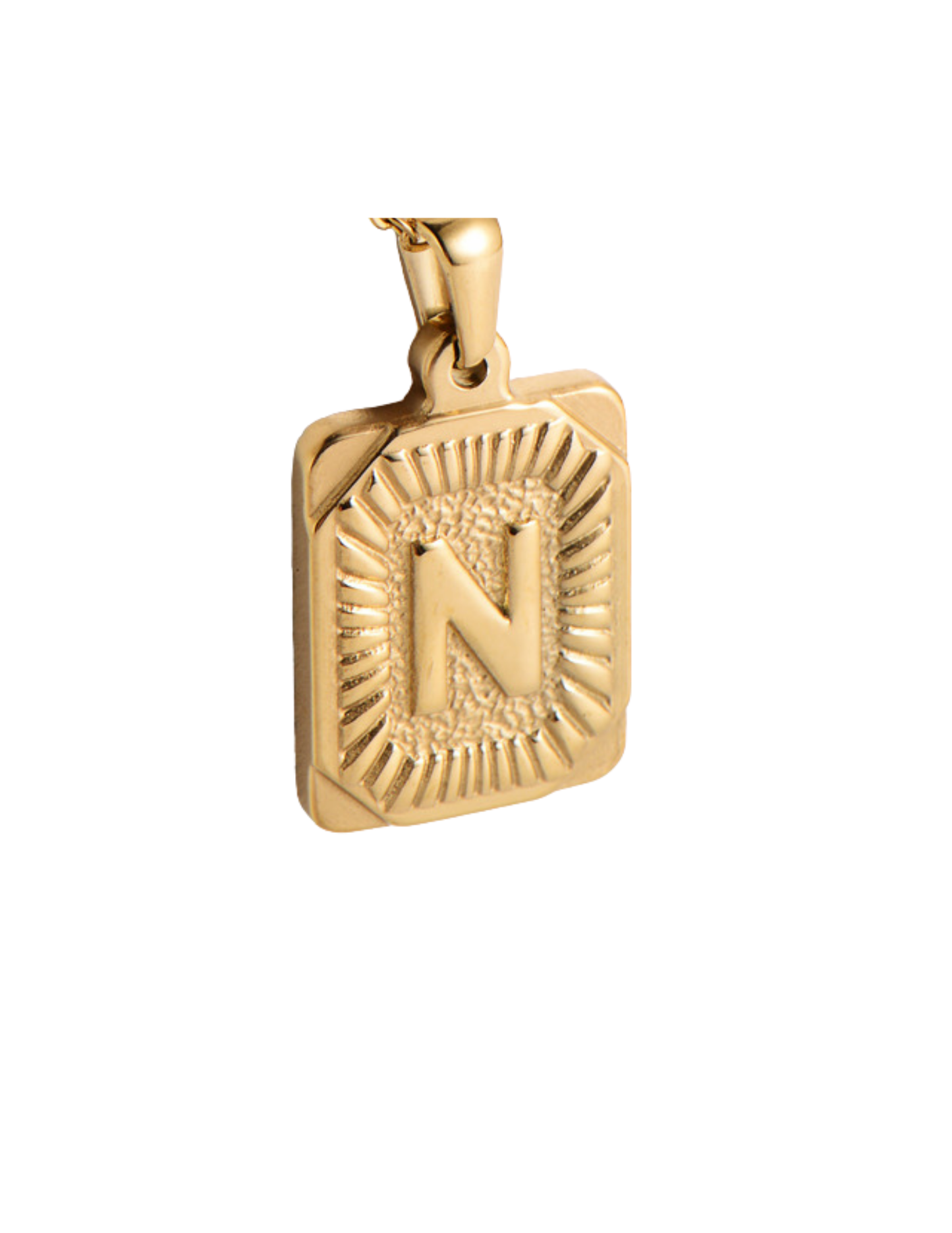 Gold Pendant Initial Collection