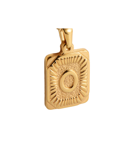 Gold Pendant Initial Collection