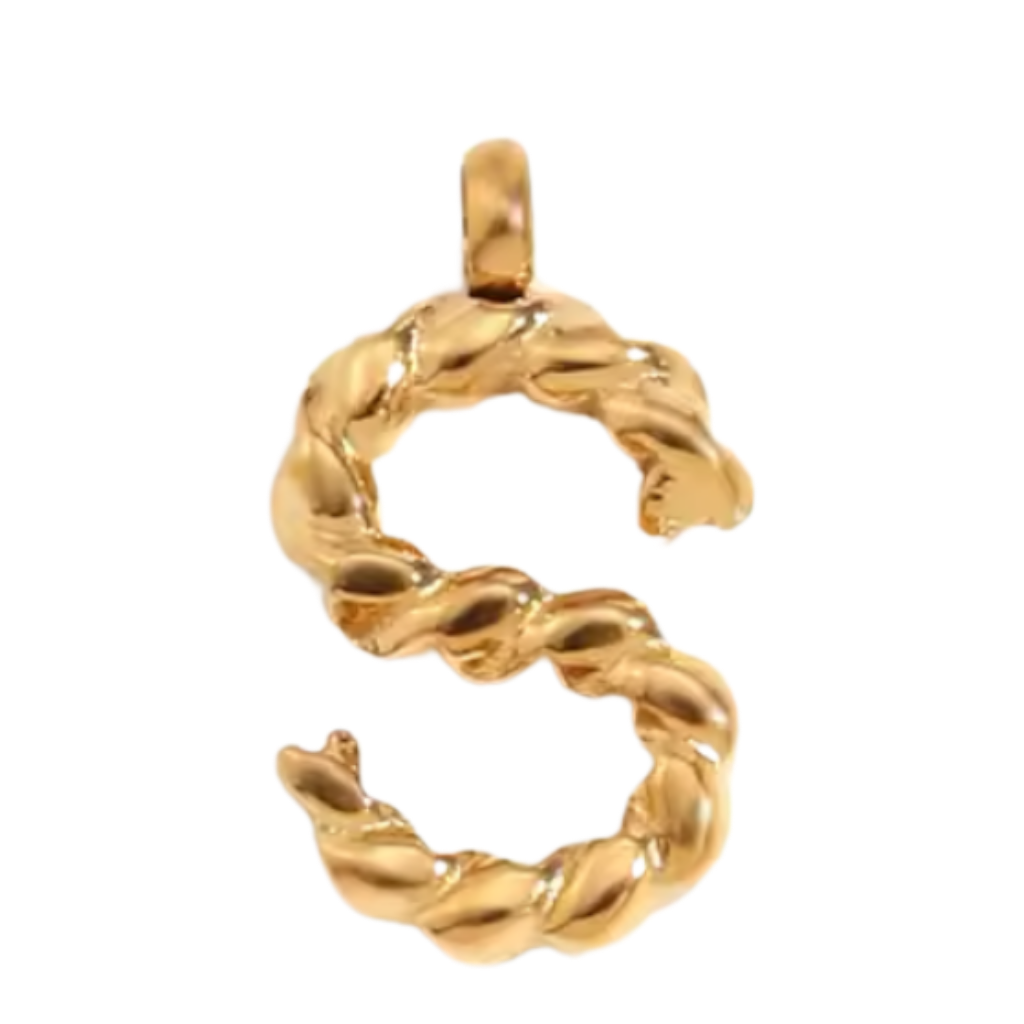Gold Twisted Rope Initial Collection