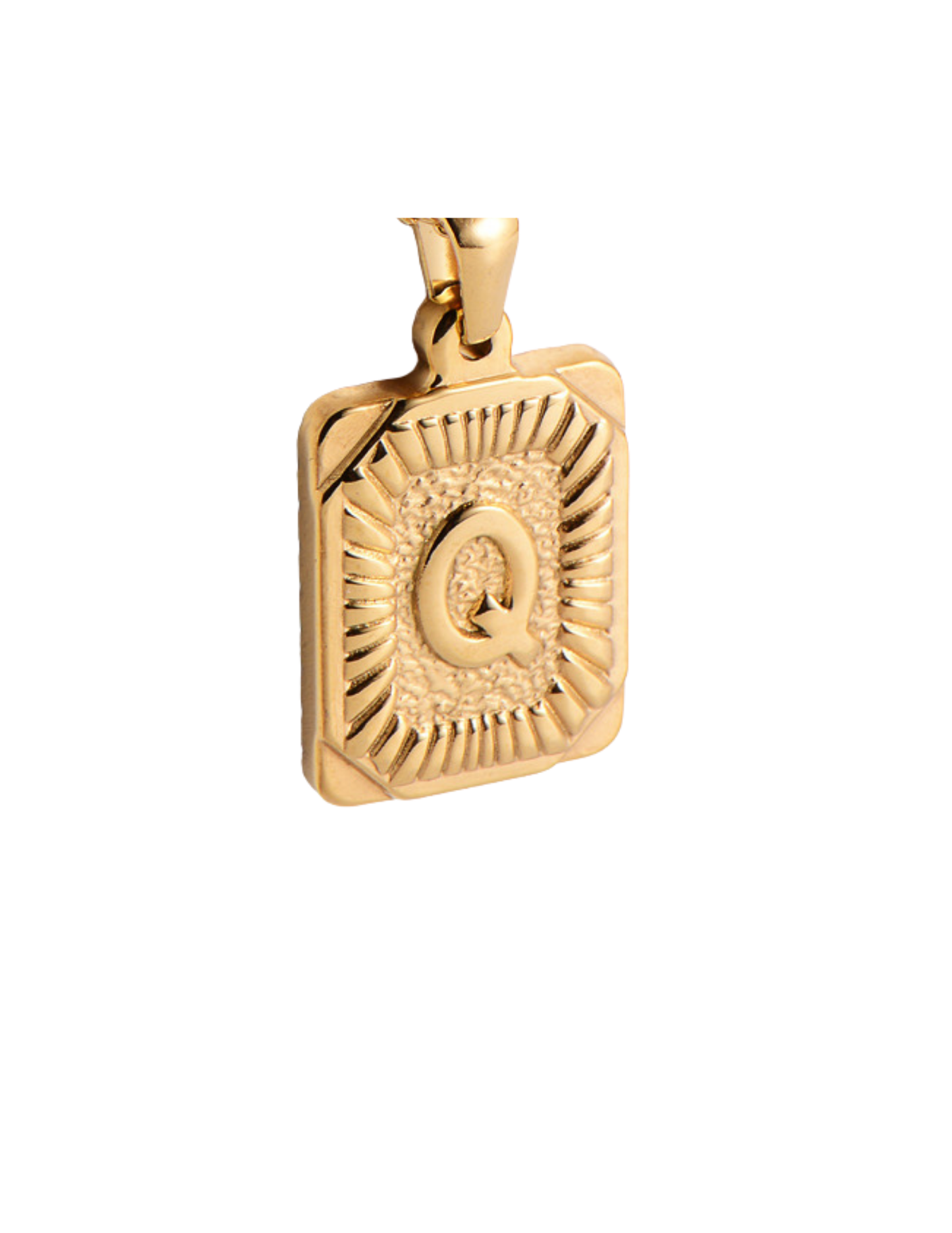 Gold Pendant Initial Collection