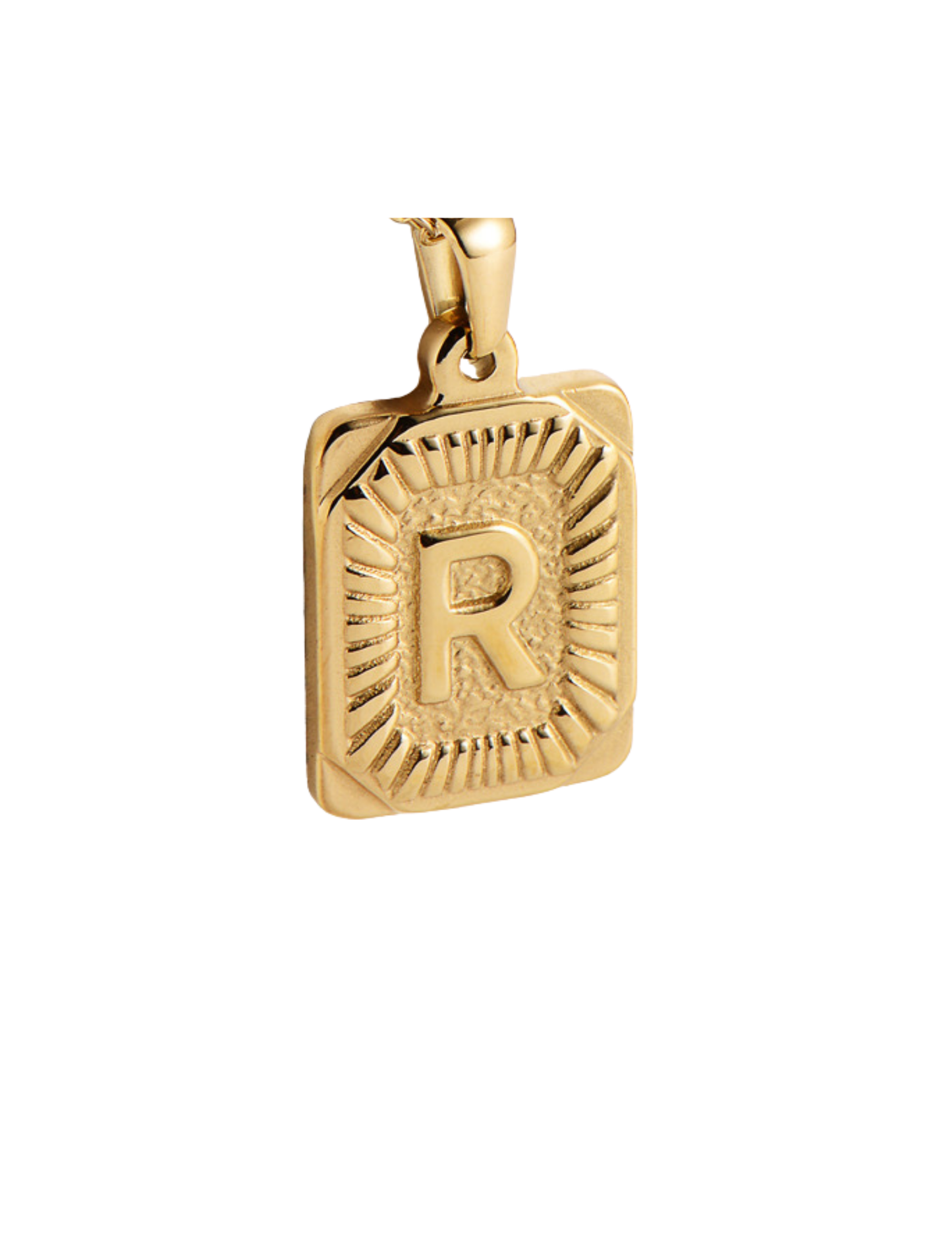 Gold Pendant Initial Collection