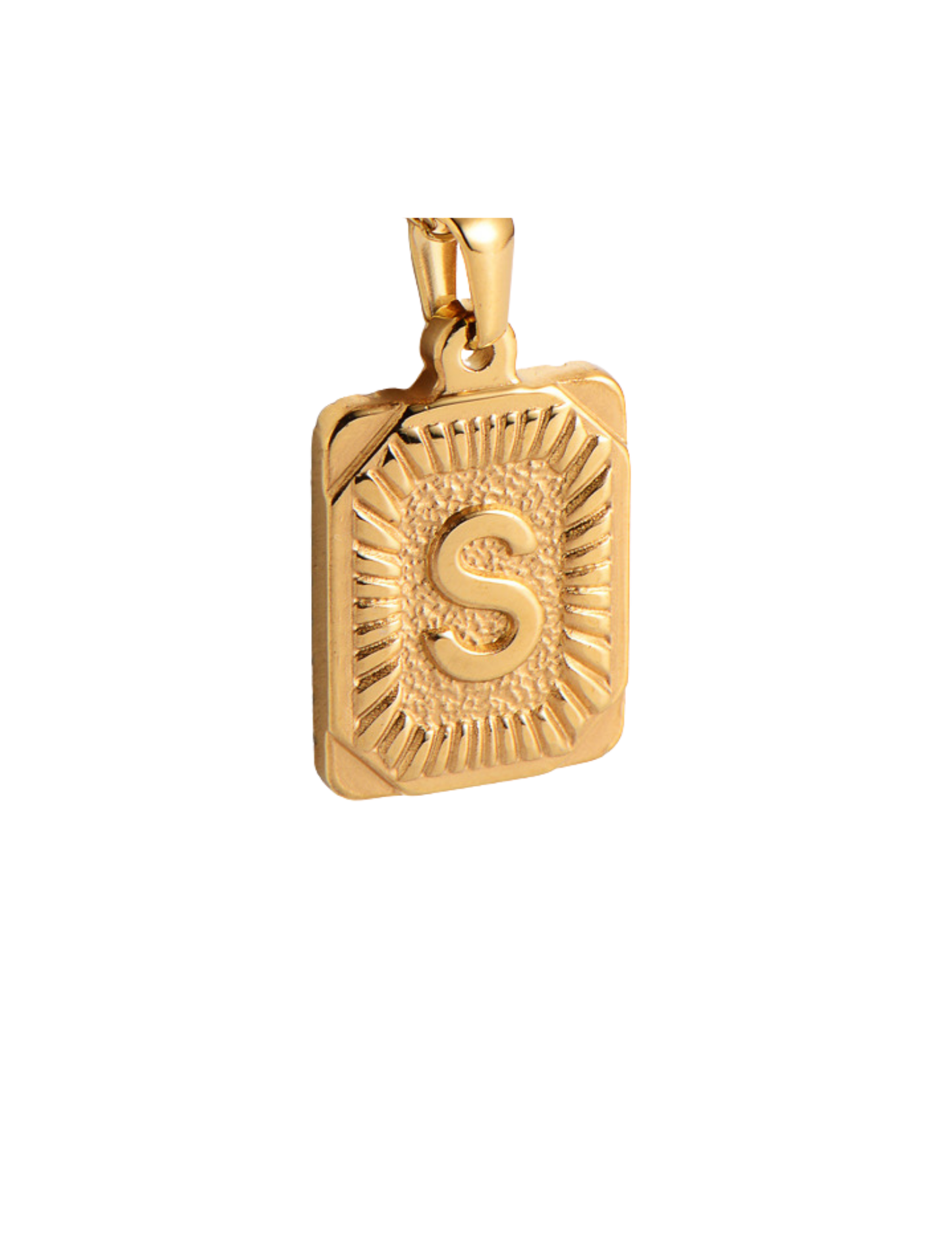 Gold Pendant Initial Collection