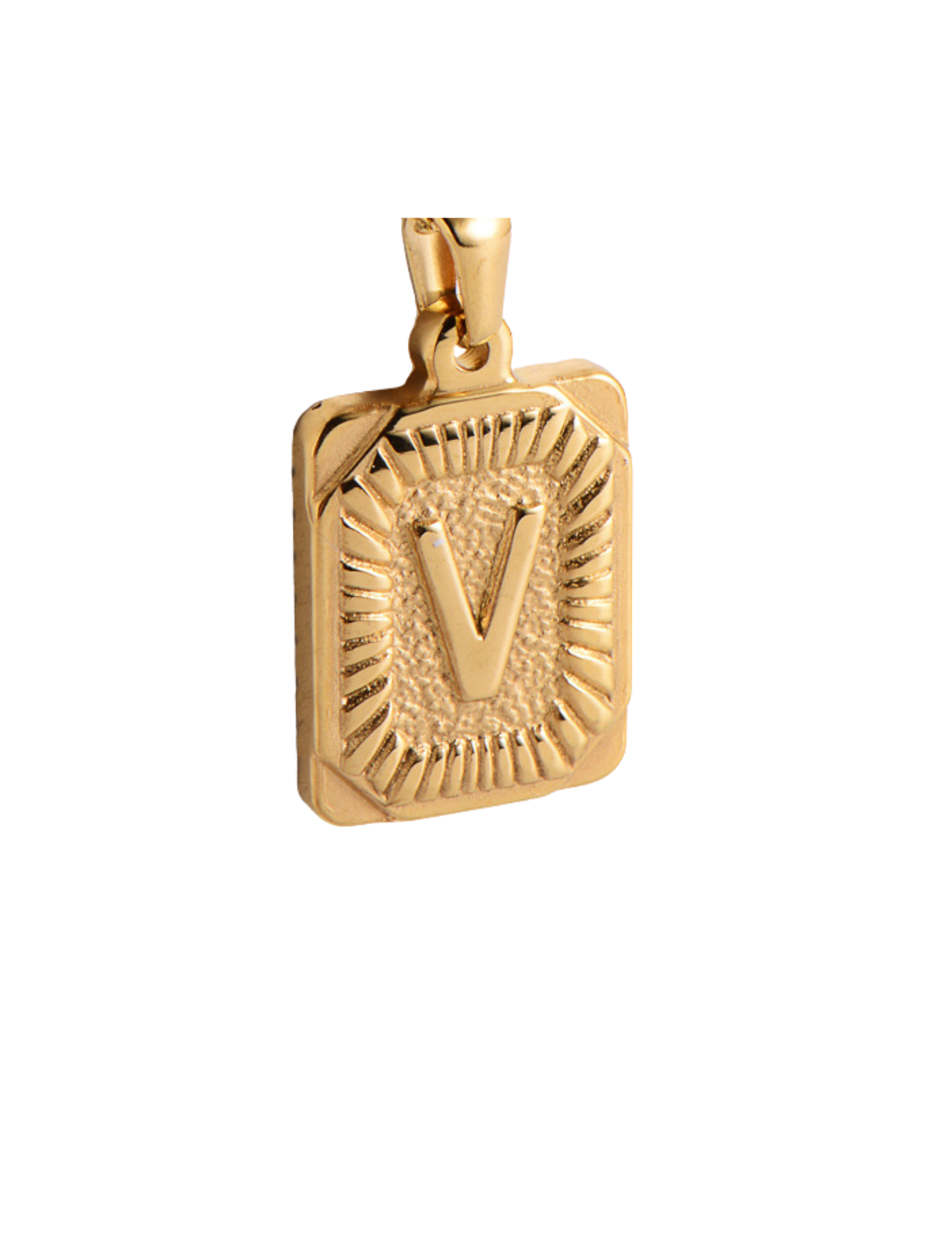 Gold Pendant Initial Collection