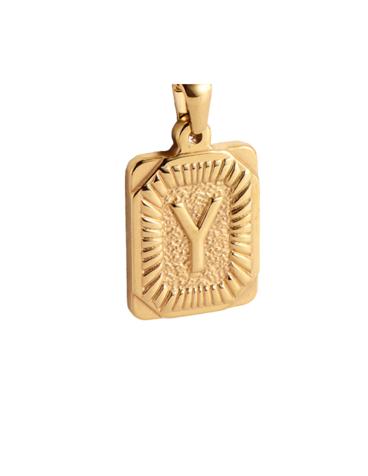 Gold Pendant Initial Collection