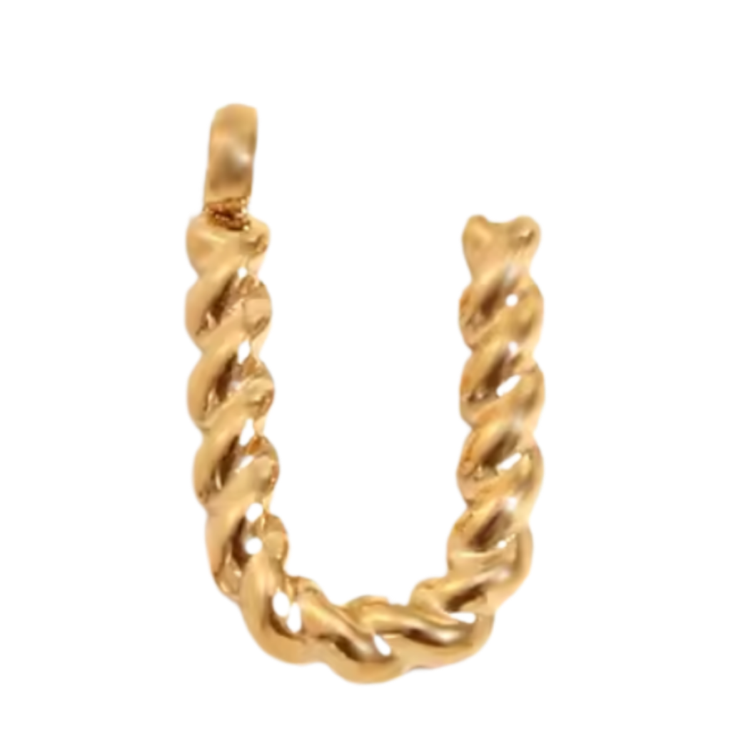 Gold Twisted Rope Initial Collection