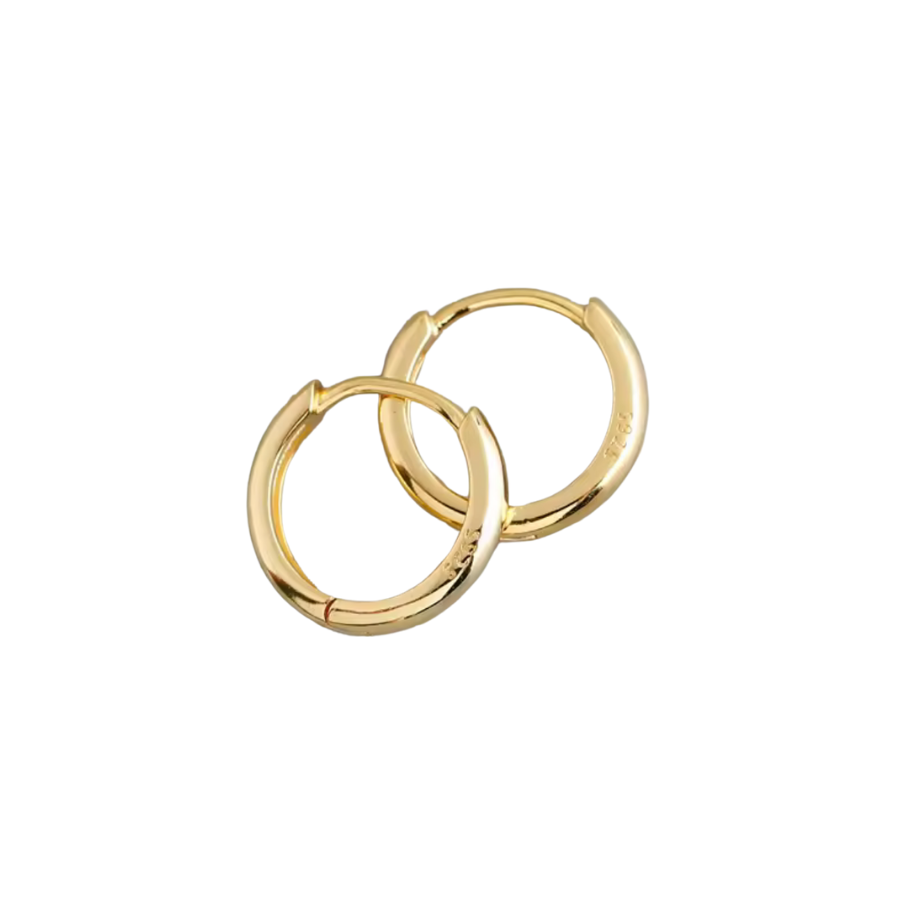 18mm Gold Filled Hoop Earrings