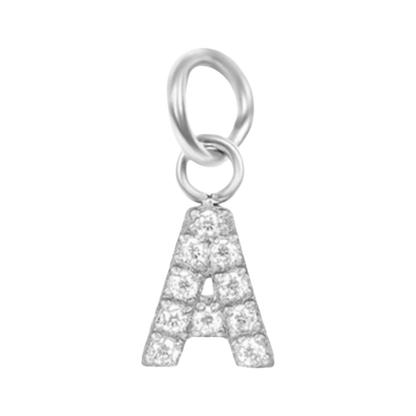 Silver CZ Letter Collection
