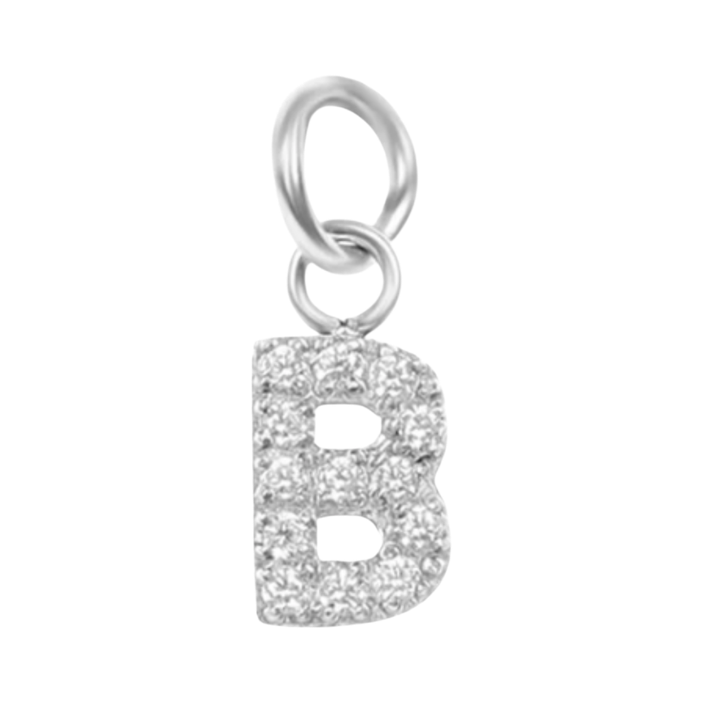 Silver CZ Letter Collection