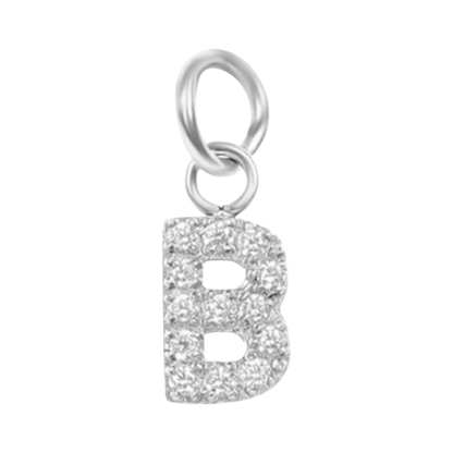 Silver CZ Letter Collection