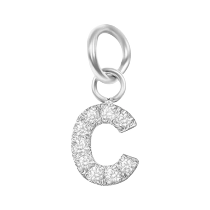 Silver CZ Letter Collection