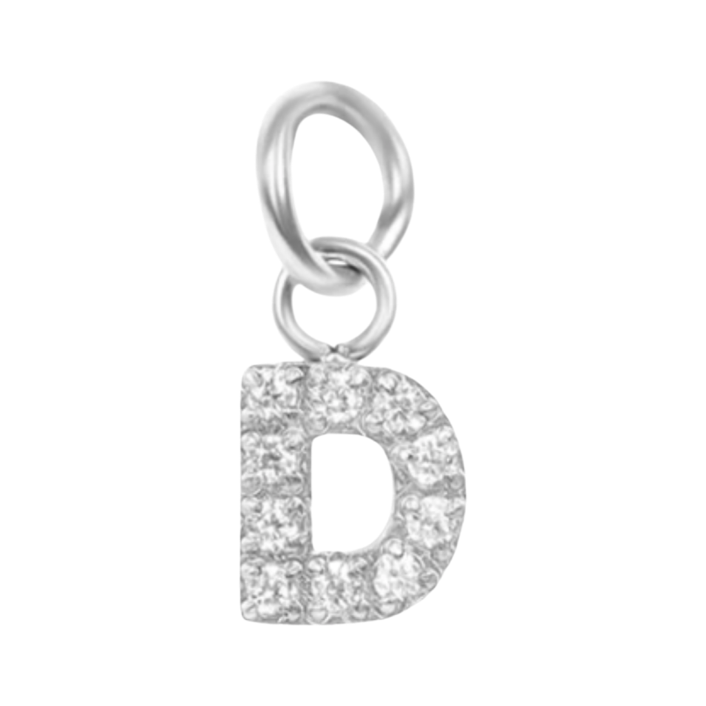 Silver CZ Letter Collection