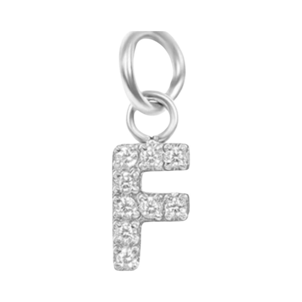 Silver CZ Letter Collection